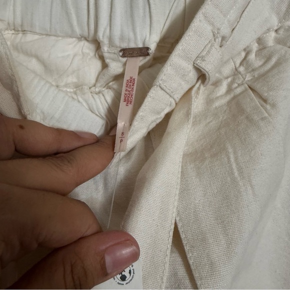 Free People Sky Rider Straight-leg Pants In Ecru - Picture 9 of 13